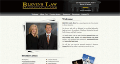 Desktop Screenshot of blevinslaw.net